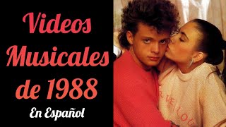 Videos Musicales de 1988 [upl. by Kelby886]