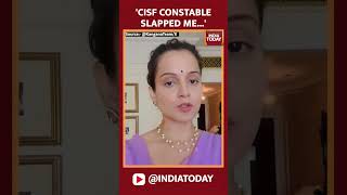 Kangana Ranaut Claims CISF Official Argued With Her Before Alleged Slap [upl. by Isus797]