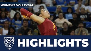 USC vs UCLA Womens Volleyball Highlights  2023 Season [upl. by Akyssej]