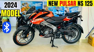 Finally 2024 New Pulsar NS 125 Bluetooth Model Review  New Changes  Price  Features  All Update [upl. by Oelgnaed]