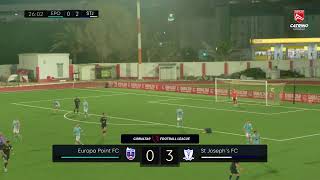 Europa Point FC  St Josephs FC  GFL 2324 Championship  Matchday 3 [upl. by Marylee805]