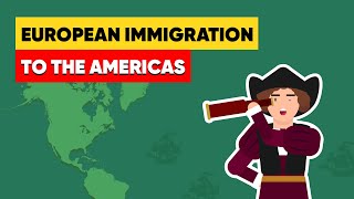 How did Europeans immigrate to the Americas [upl. by Rusert174]