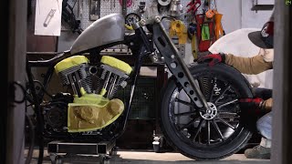 Hand made Motorcycle Girder fork hd harleydavidson bobber springer sportster oldschool custom [upl. by Eolcin]