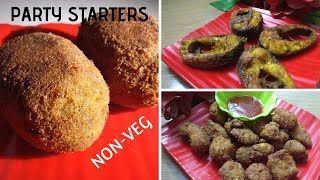 3 NonVeg Party Starters Recipes  Recipes for every special occasions [upl. by Anival868]