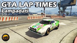 Fastest Lampadati Cars 2021  GTA 5 Best Fully Upgraded Cars Lap Time Countdown [upl. by Dace]