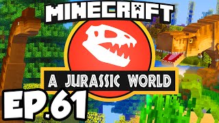 Jurassic World Minecraft Modded Survival Ep61  VILLAGER MARKET Dinosaurs Modpack [upl. by Flaherty]