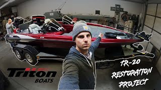 Triton TR20 Budget Bass Boat Restoration Project  Pt 1 Boat Overview [upl. by Brenza929]