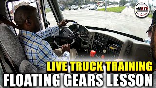 Live Truck Training  Floating Gears Lesson Part 2  Learn Driving  Truck and Trailer [upl. by Nitnelav757]