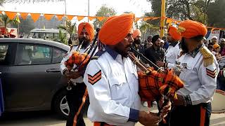 Bagpiper Band Sikh Regiment  Pipe Band at Prakashotsav [upl. by Adriane]