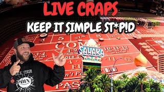 Live Craps at Sahara Las Vegas Casino Press and Collect [upl. by Aliab814]