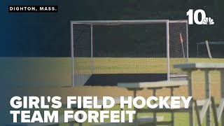 DightonRehoboth girls field hockey team forfeits game against team with male player [upl. by Resaec896]