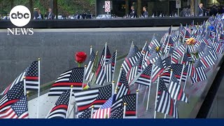 Remembering lives lost in 911 attacks 22 years later  ABCNL [upl. by Alice]