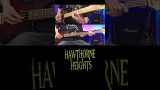 HAWTHORNE HEIGHTS  Ohio is for Lovers  Guitar and Bass Cover 4 [upl. by Irtimid740]