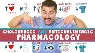 Cholinergic and Anticholinergic Pharmacology for Nursing Students [upl. by Rolo]