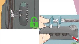 Delsey Luggage Lock Reset StepbyStep Instructions for TSA007 Fixed Lock [upl. by Alvord]