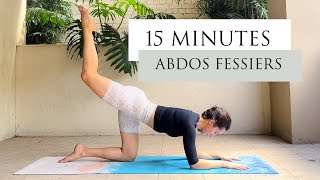 15 minutes de Pilates abdos fessiers  Pilates intermédiaire [upl. by Nylrem682]