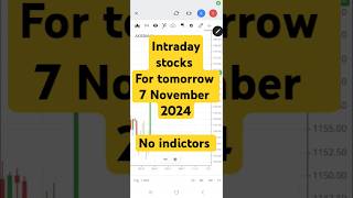 intraday stocks for tomorrow 7 november shorts stockmarket [upl. by Ardolino451]