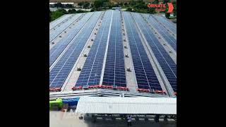 VVDN Technologies 1 MWp Rooftop Solar Project Snippet  Manesar Haryana [upl. by Orecul]