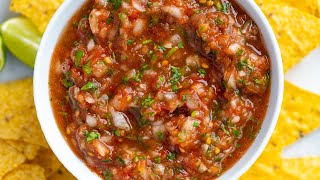 Quick and Easy Salsa Recipe [upl. by Noskcaj467]