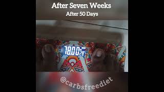 My Diet after 50 days  Clear Examination of Weight loss Category CarbsfreeDiet Positive study [upl. by Oiligriv545]