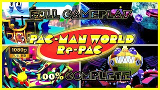 PacMan World RePac HD   Full Gameplay   100 COMPLETE [upl. by Maynard]