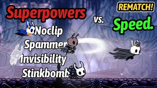 Hollow Knight  Speedrunner vs 4 Hunters with NEW Superpowers REMATCH [upl. by Knipe]