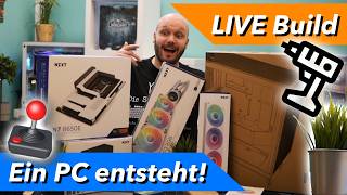 Wir BAUEN einen WHITE BUILD Gaming PC mit NZXT Hardware feat H7 flow RGB  LIVE Tutorial [upl. by Ellenrad403]