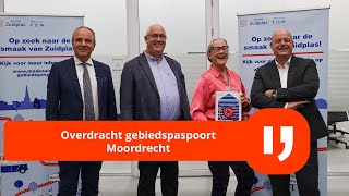 Overhandiging gebiedspaspoort Moordrecht [upl. by Eelanna886]