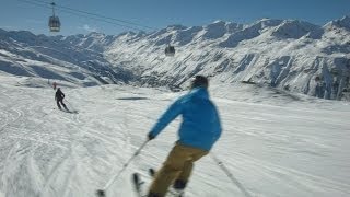 Skiing in ObergurglHochgurgl  Ötztal Valley in Tirol in Austria [upl. by Neurath]