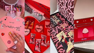 Tiktok ASMR MakeUp Unboxing  Put Away  Kylie Jenner Cosmetics ColourPop Sanrio etc [upl. by Ssitnerp]