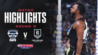 Geelong v Port Adelaide Highlights  Round 9 2024  AFL [upl. by Arihk418]