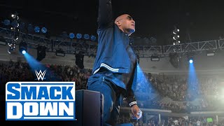 The Rock’s electrifying entrance SmackDown highlights Sept 15 2023 [upl. by Darin]