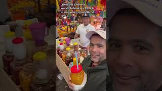 Los famosos raspados del mercado de Jamaica en la CDMX postres raspados cdmx mexico yummy [upl. by Anahsek]