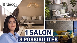 3 idées déco pour décorer votre salon  5 min déco [upl. by Enyawad]