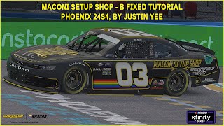 iRacing B Fixed Xfinity Phoenix Guide to Qualifying and Race 24S4 [upl. by Ludmilla]