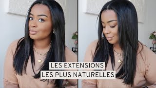 LES MEILLEURES EXTENSIONS POUR CHEVEUX AFRO  Extensions de cheveux naturels avec les microlinks [upl. by Shornick]