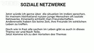 B1 Sprechen Teil 2  Soziale Netzwerke  Deutsch B1 Sprechen Teil 3 soziale netzwerke [upl. by Penney433]