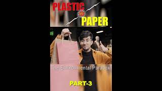 Paper vs Plastic Sustainable Alternatives and Future Solutions gogreen [upl. by Maryn535]