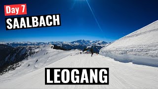 Saalbach day 7  Skiing Leogang one last time [upl. by Brufsky]