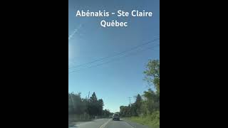 Québec Tour  Abénakis to SteClaire destination driving roadtrip travelvlog canada road fyp [upl. by Anemolif]