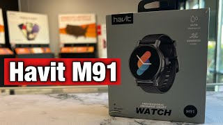 Havit M91 Smart Watch unboxing [upl. by Ennavoj]