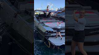 Conor McGregor Lamborghini Yacht Docking 🛥 [upl. by Parette]