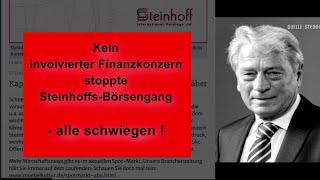 Steinhoff Bilanzbetrug amp Börsengang  reicher werden mit Betrug [upl. by Ming]