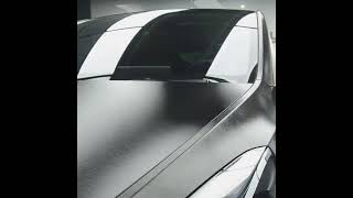 CAXVINYL Factory Direct HD PET Liner Brushed Metallic Black Car Wrap [upl. by Enenaej244]