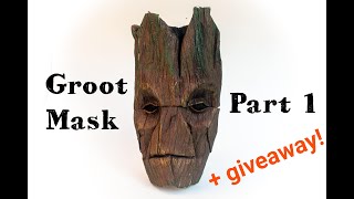 Groot mask tutorial  part 1 preparing the paper [upl. by Oigres512]