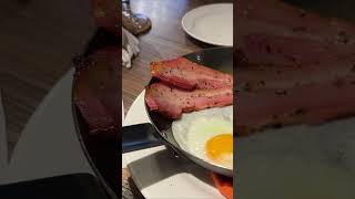 Cute Bacon and Eggs shorts cute food delicious yummy lunch foodie japan [upl. by Atsok]