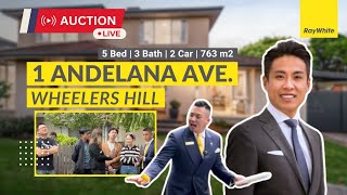 Live Auction  1 Andelana Avenue Wheelers Hill [upl. by Jacobo477]