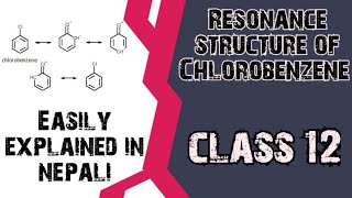 Resonance structure of chlorobenzene  class 12 [upl. by Eniron]