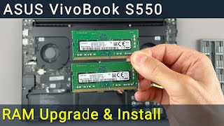 Asus VivoBook S550CA RAM Upgrade and Install  Stepbystep DIY Tutorial [upl. by Trebla]