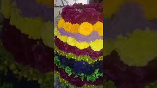 Bathukamma Making Video karimnagar bathukamma bathukammasongs bathukamma2024 [upl. by Enyrb520]